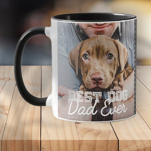 Bester Hund-Vater je Modernes, benutzerdefiniertes Zweifarbige Tasse