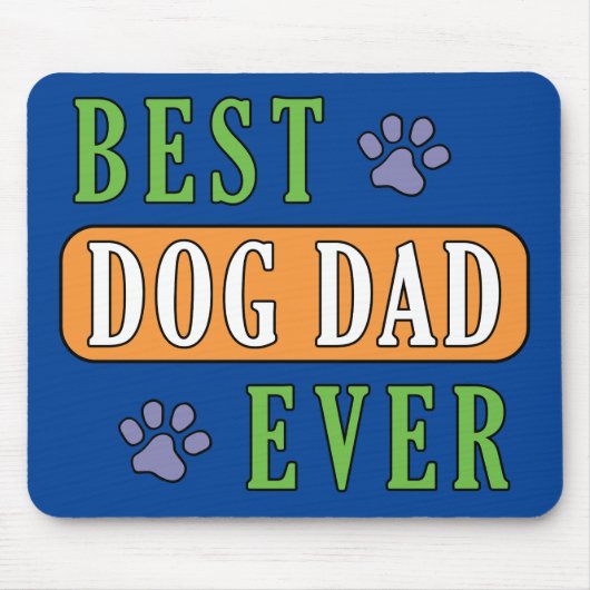 Bester Hund-Vater je Mousepad (Vorne)