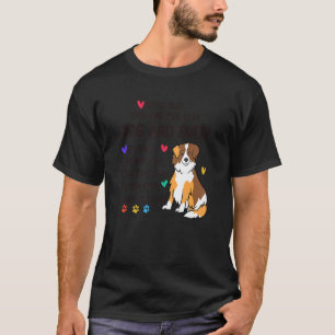 Bester Hund-Vater je Niedliche australische Schäfe T-Shirt