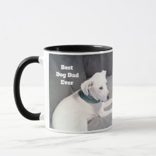 Bester Hund-Vater je Niedlicher weißer Welpen-Hun Tasse