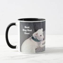 Bester Hund-Vater je Niedlicher weißer Welpenhund Tasse