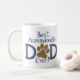 Bester Hund-Vater je, Paw Print & Denim, Foto Kaffeetasse