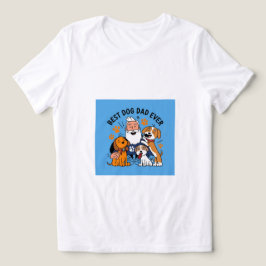 Bester Hund Vater je Personalisiert Foto  T - Shir Tri-Blend Shirt
