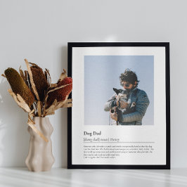 Bester Hund-Vater je Personalisierter French Bulld Poster