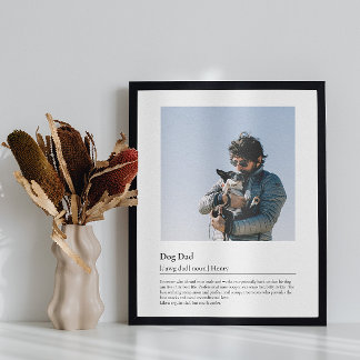 Bester Hund-Vater je Personalisierter French Bulld Poster