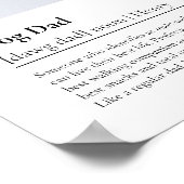 Bester Hund-Vater je Personalisierter French Bulld Poster (Ecke)