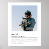 Bester Hund-Vater je Personalisierter French Bulld Poster (Vorne)