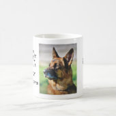 Bester Hund-Vater je Personalisiertes Foto Kaffeetasse (Mittel)
