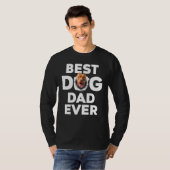Bester Hund-Vater je Pitbull T-Shirt (Vorne ganz)