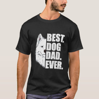 Bester Hund Vater je Samoyed Vater Vatertag Gesche T-Shirt
