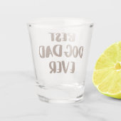 Bester Hund-Vater je Schnapsglas (Rückseite)