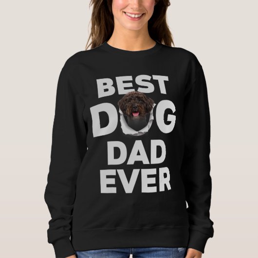 Bester Hund-Vater je Schnoodle Sweatshirt (Vorderseite)