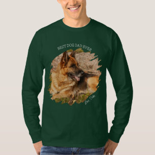 Bester Hund Vater je Spaß Custom Pet Foto T - Shir T-Shirt