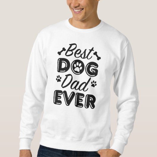 Bester Hund-Vater je Sweatshirt (Vorderseite)