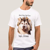 Bester Hund-Vater je T-Shirt (Vorderseite)