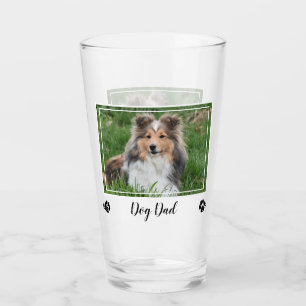 Bester Hund Vater je Vater Geburtstag Foto Niedlic Glas