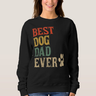 Bester Hund Vater je Vintager Hund Daddy Retro Dog Sweatshirt