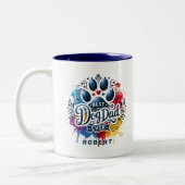 Bester Hund-Vater je Zweifarbige Tasse (Links)