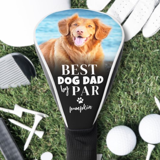 Bester Hund-Vater nach Par-Foto Golf Headcover
