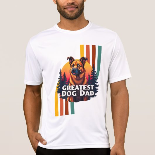 Bester Hund-Vater T-Shirt (Vorderseite)