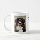 Bester Hund-Vater | Zwei Foto handgeschriebener Te Kaffeetasse (Links)