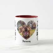 Bester Hunde Freund Name Foto Benutzerdefiniert Pe Tasse (Zentrum)