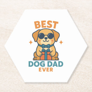 Bester Hunde-Vater Aller Zeiten – Lustiges Vaterta Untersetzer