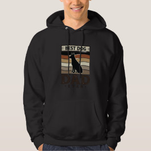 Bester Hunde-Vater Aller Zeiten Vintage Hunde Lieb Hoodie