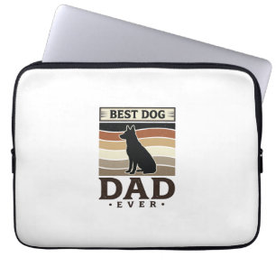 Bester Hunde-Vater Aller Zeiten Vintage Hunde Lieb Laptopschutzhülle