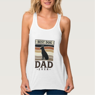 Bester Hunde-Vater Aller Zeiten Vintage Hunde Lieb Tank Top