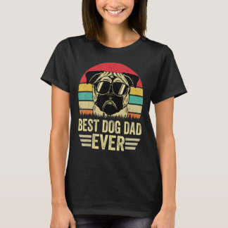 Bester Hunde-Vater aller Zeiten Vintage Vatertag H T-Shirt