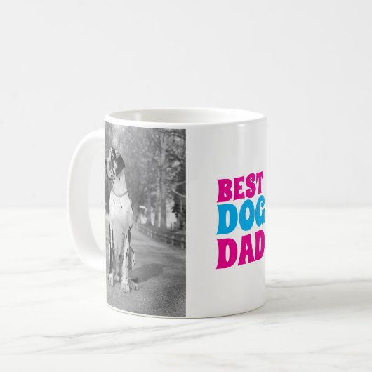 Bester Hunde-Vater-Becher #nestorbw Kaffeetasse (Vorderseite Links)