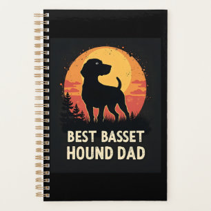 Bester Hunde-Vater Dad - Vintage Basset Hound T-Sh Planer