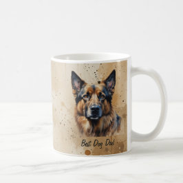 Bester Hunde-Vater Deutscher Schäferhund-Haustier Kaffeetasse