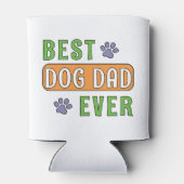 Bester Hunde-Vater ever Dosenkühler (Rückseite)