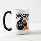 Bester Hunde-Vater Golden Retriever Kaffeetasse (Links)