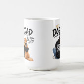 Bester Hunde-Vater Golden Retriever Kaffeetasse (Zentrum)