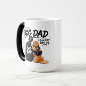 Bester Hunde-Vater Golden Retriever Kaffeetasse (Vorderseite Links)