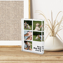 Bester Hunde-Vater je Collage Fotoblock
