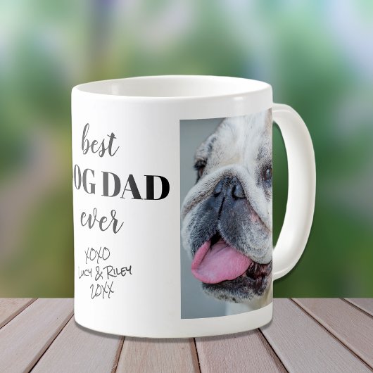 Bester Hunde-Vater je Personalisierte Fotos Kaffeetasse