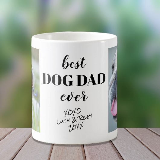 Bester Hunde-Vater je Personalisierte Fotos Kaffeetasse