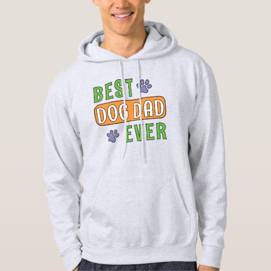 Bester Hunde-Vater überhaupt Hoodie (Vorderseite)