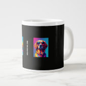 Bester Hunde-Vater überhaupt Jumbo-Tasse (Vorderseite Rechts)