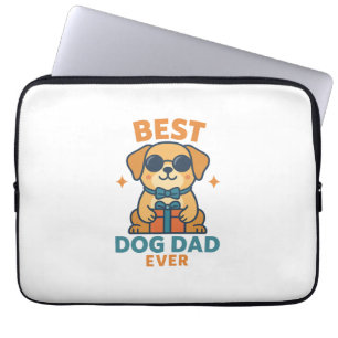 Bester Hunde-Vater überhaupt � Lustiges Vatertags- Laptopschutzhülle