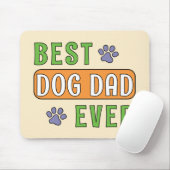 Bester Hunde-Vater überhaupt Mousepad (Mit Mouse)