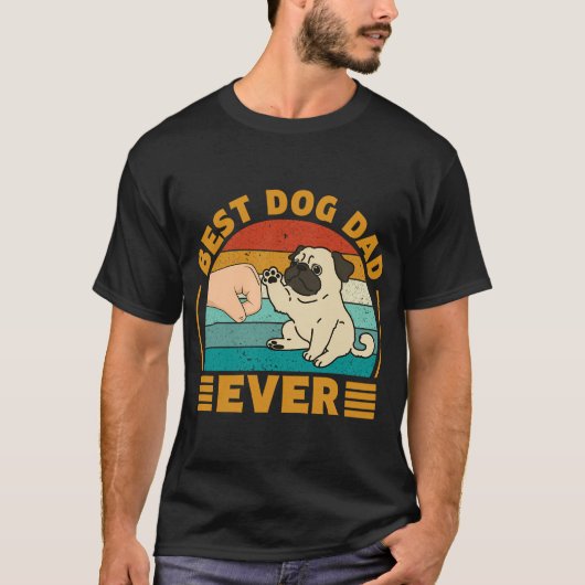 Bester Hunde-Vater überhaupt T-Shirt (Vorderseite)