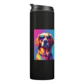 Bester Hunde-Vater überhaupt Thermosbecher (Nach rechts gedreht)