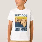 Bester Hundebro aller Zeiten - Hundeliebhaber T-Shirt (Vorderseite)