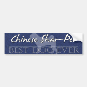 Bester Hundechinese Shar-Pei Autoaufkleber