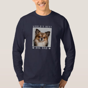 Bester Hundedaddy der Welt Weiße Pfotenabdrücke Ha T-Shirt